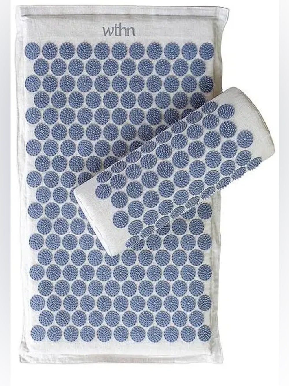Acupressure Mat and Pillow Set - White Base
